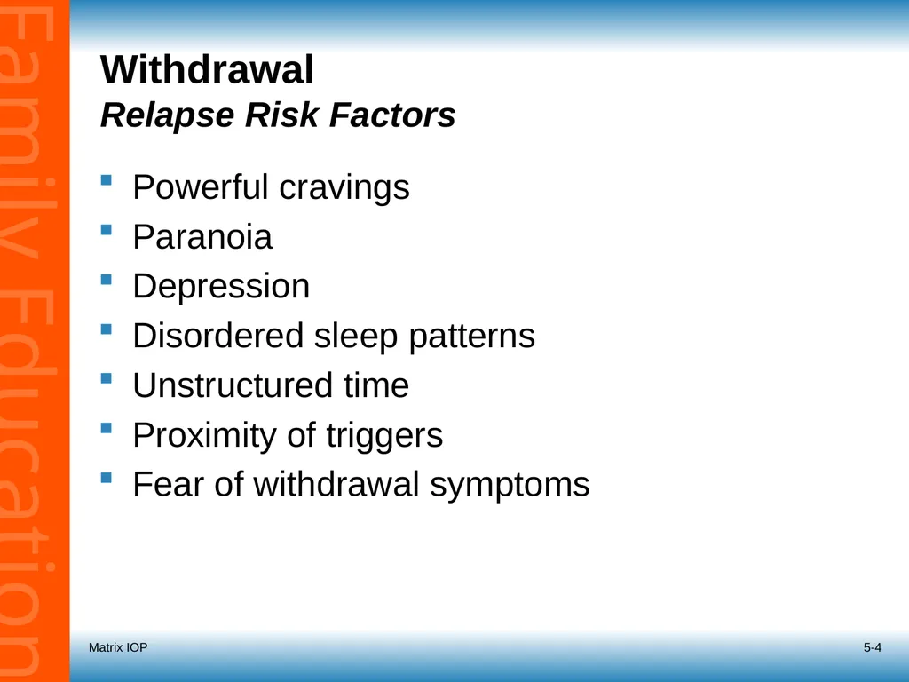 5-1 Session 5: Roadmap for Recovery Recovery - slide 4 of 32