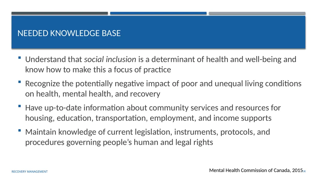 Supporting Social Inclusion and Advocacy Module 7 - slide 14 of 40