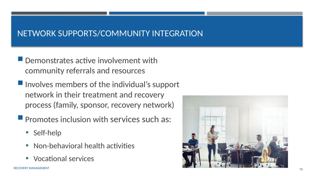 Supporting Social Inclusion and Advocacy Module 7 - slide 19 of 40