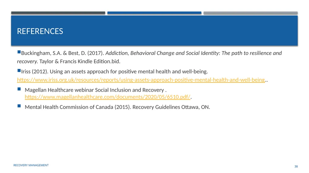 Supporting Social Inclusion and Advocacy Module 7 - slide 38 of 40