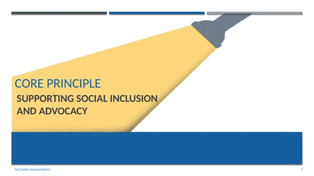Supporting Social Inclusion and Advocacy Module 7 - slide 3 of 40