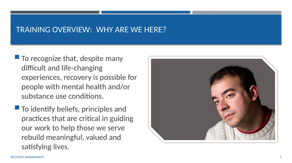 Building an organizational Recovery-Oriented - slide 2 of 39