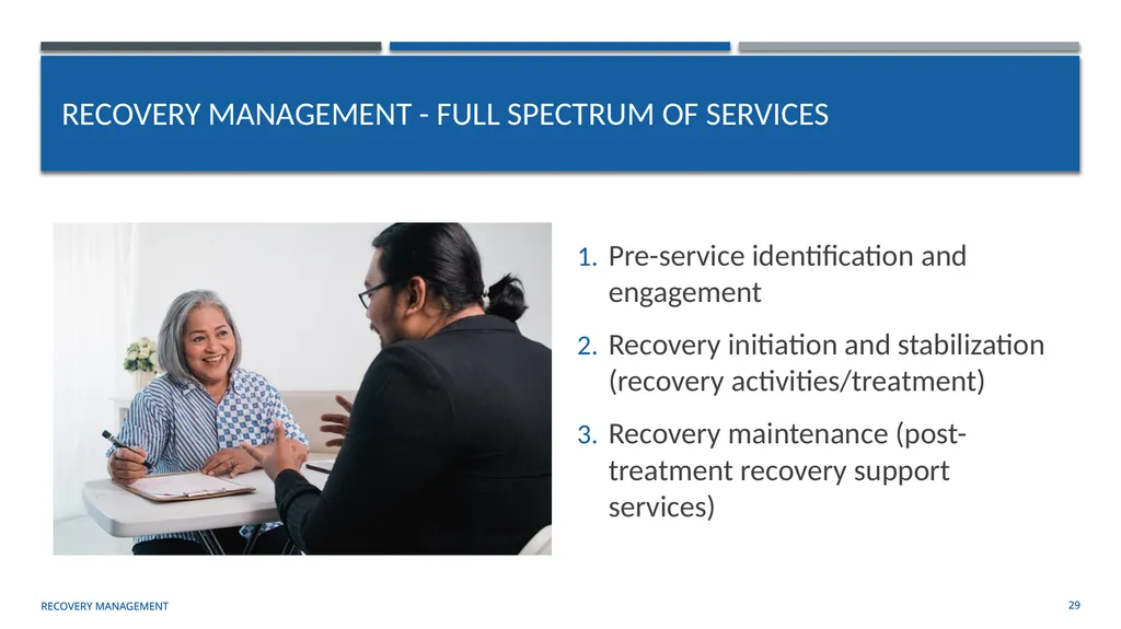 Building an organizational Recovery-Oriented - slide 29 of 39