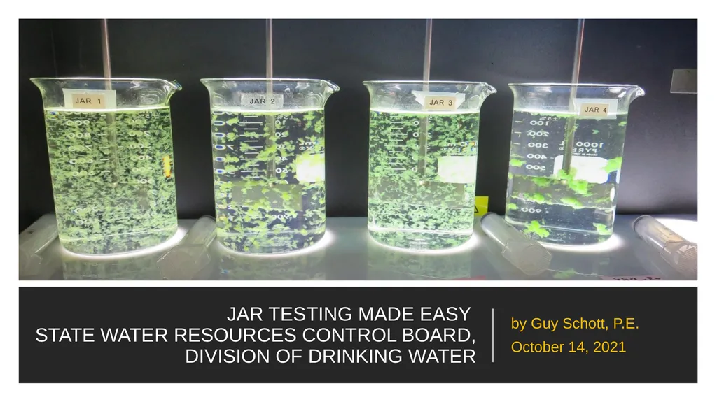 JAR TESTING MADE EASY STATE WATER RESOURCES - slide 1 of 61