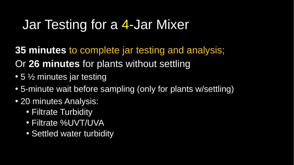 JAR TESTING MADE EASY STATE WATER RESOURCES - slide 22 of 61