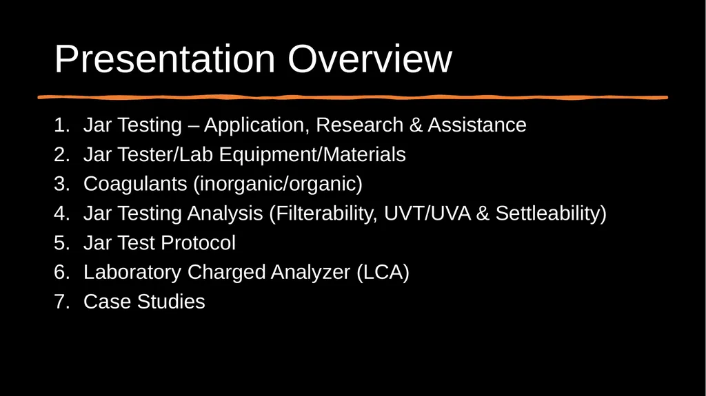 JAR TESTING MADE EASY STATE WATER RESOURCES - slide 2 of 61