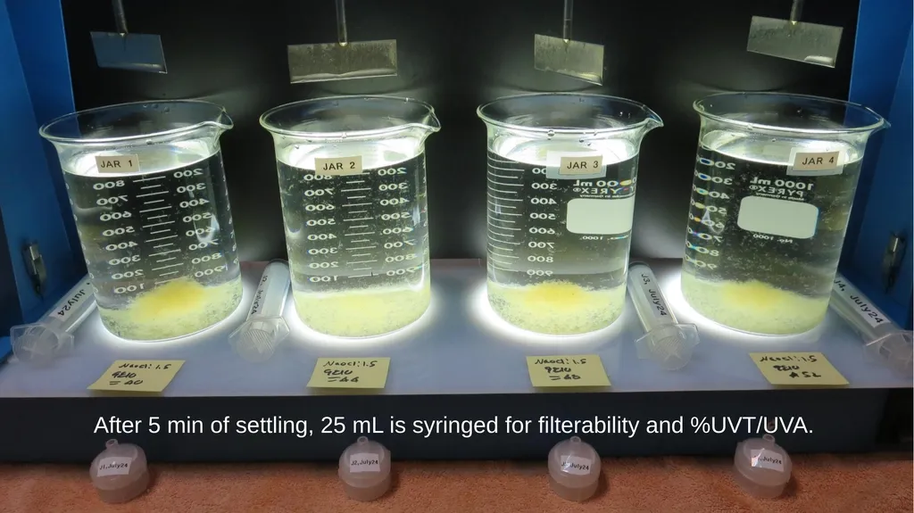Jar Testing Confidence in Results for Plant - slide 15 of 30
