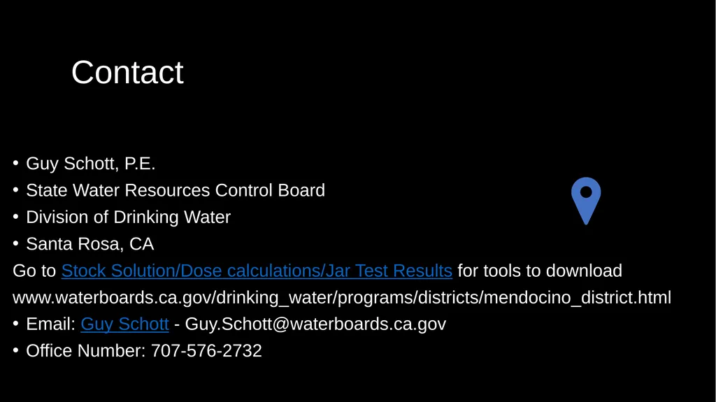 Pope Valley School CA2800840 Napa County Jar Test - slide 16 of 16