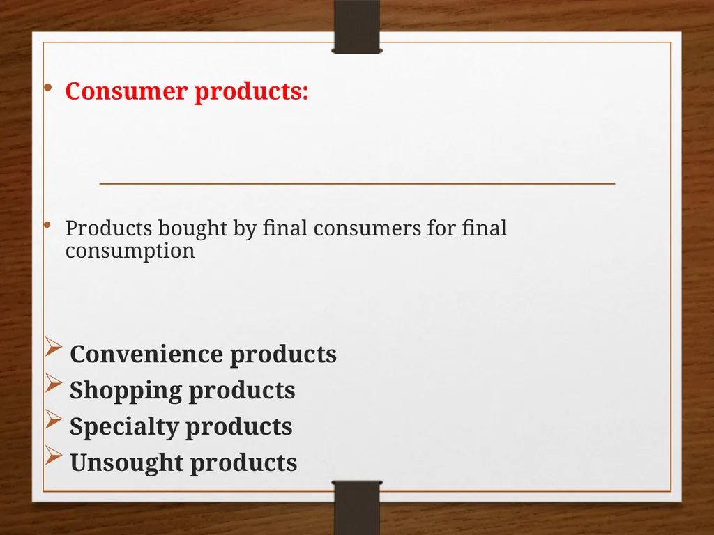 CHAPTER 8 Products, services, brands: Building - slide 6 of 27
