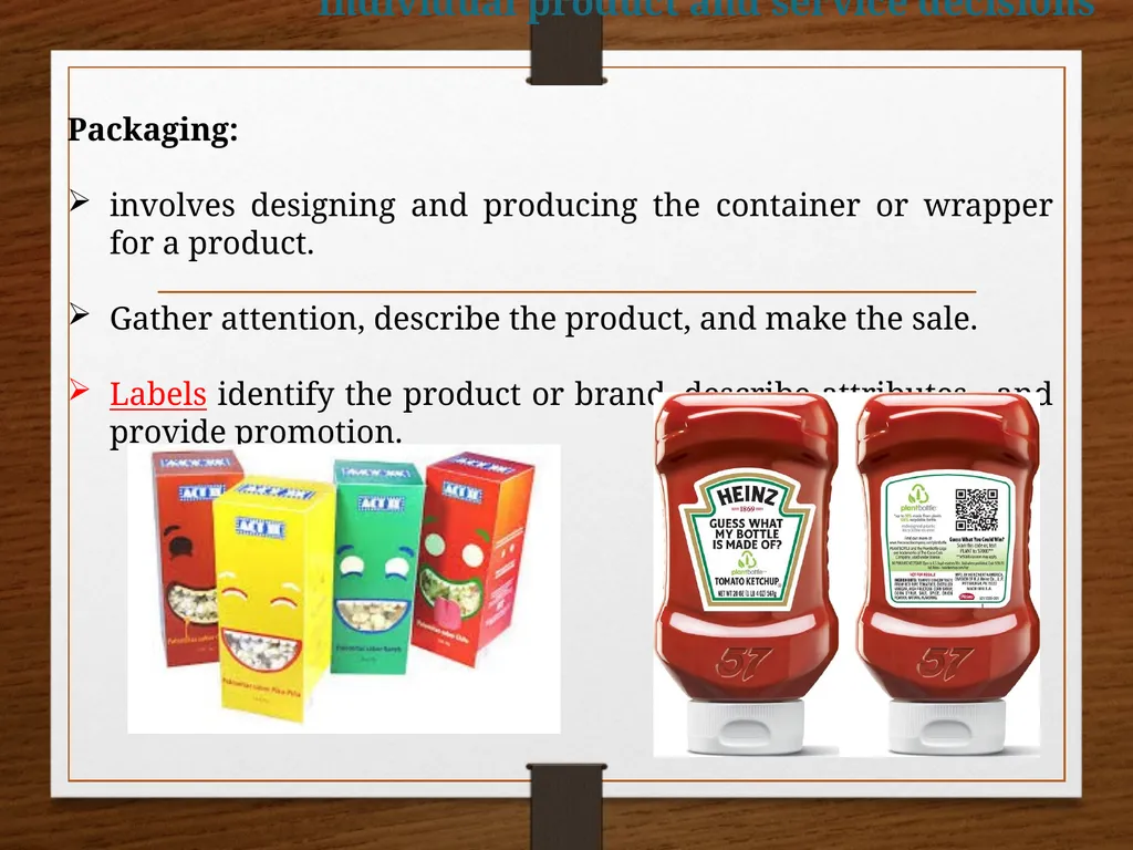 CHAPTER 8 Products, services, brands: Building - slide 21 of 27