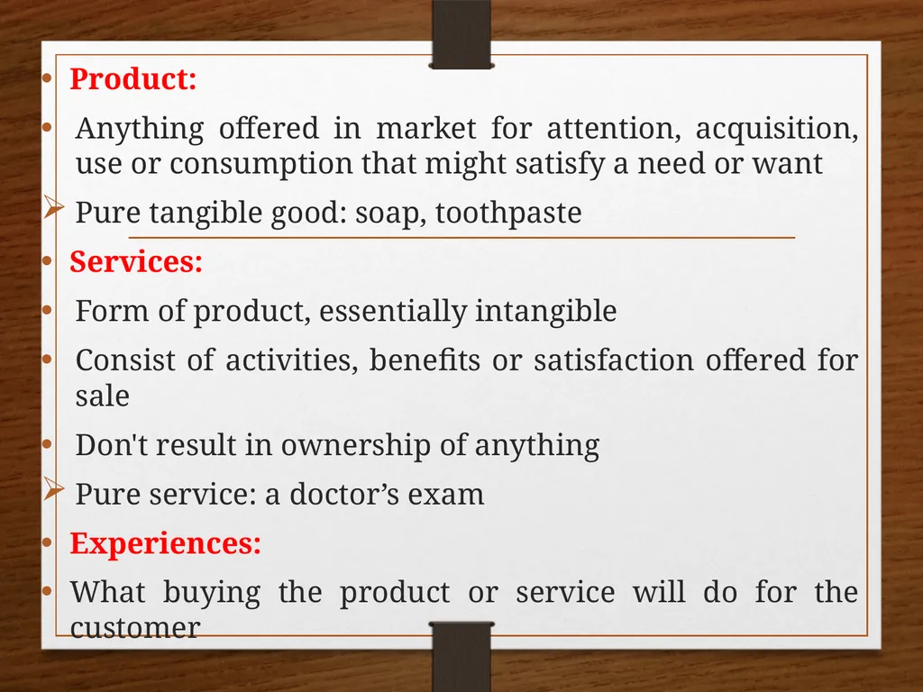 CHAPTER 8 Products, services, brands: Building - slide 3 of 27