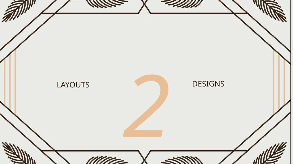 PRESENTATION SLIDES Elegant Border INTRODUCTION - slide 5 of 16