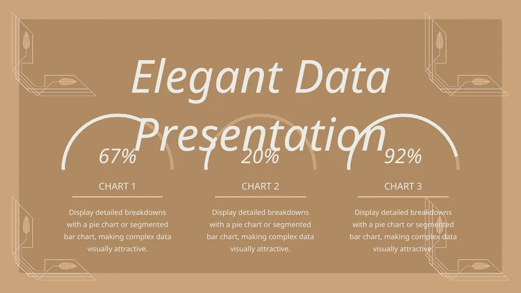 PRESENTATION SLIDES Elegant Border INTRODUCTION - slide 13 of 16