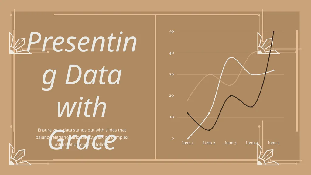 PRESENTATION SLIDES Elegant Border INTRODUCTION - slide 12 of 16