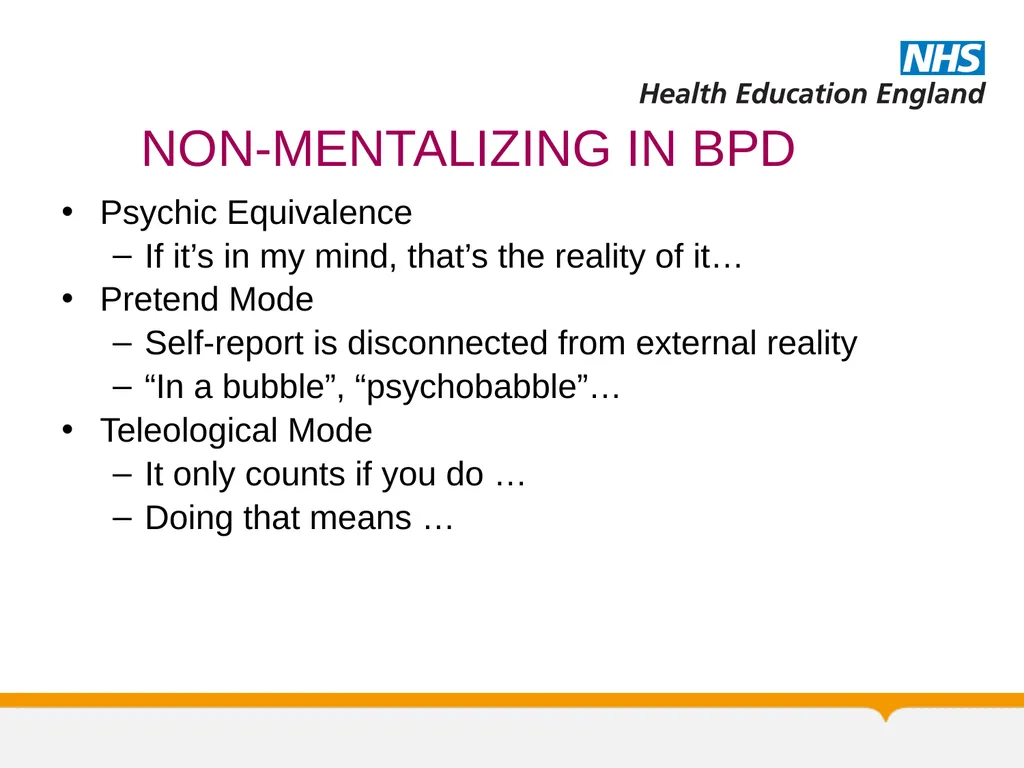 Psychotherapy BORDERLINE PERSONALITY DISORDER: A - slide 51 of 66