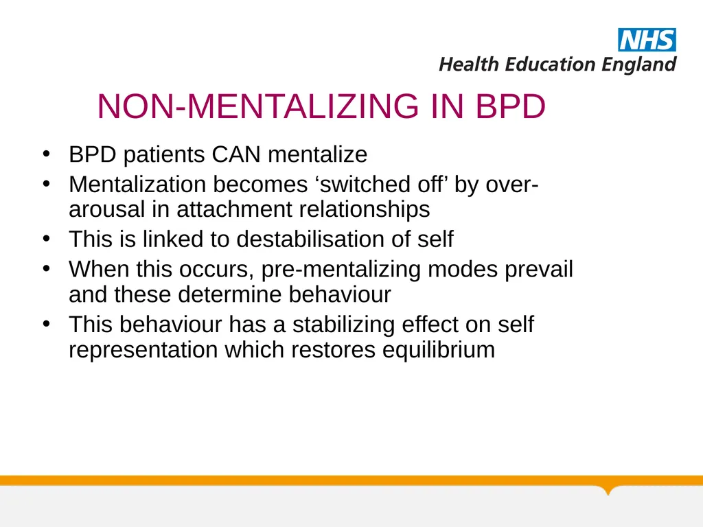 Psychotherapy BORDERLINE PERSONALITY DISORDER: A - slide 52 of 66