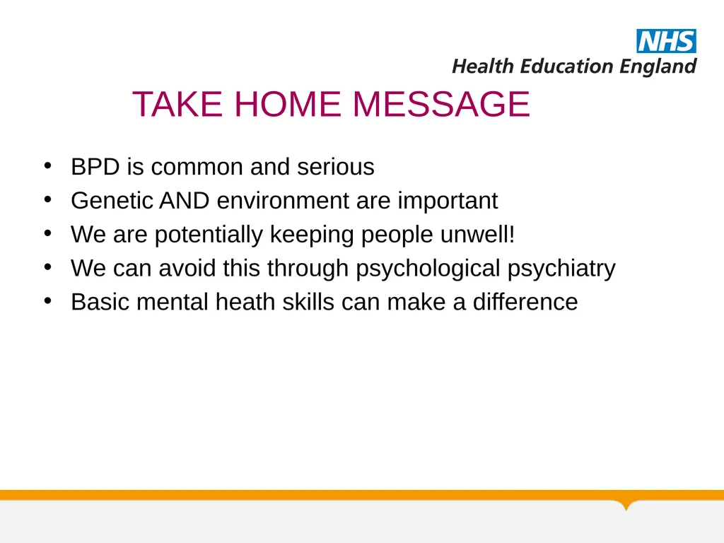 Psychotherapy BORDERLINE PERSONALITY DISORDER: A - slide 59 of 66