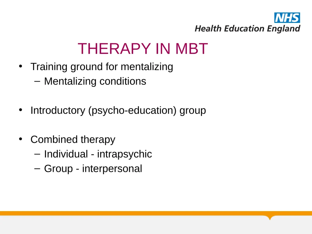Psychotherapy BORDERLINE PERSONALITY DISORDER: A - slide 54 of 66