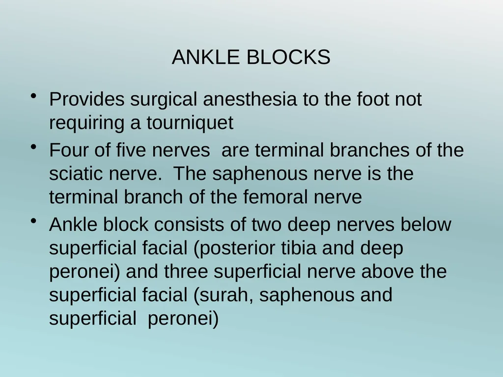 Surgery Under Regional Anesthesia Jean Daniel - slide 59 of 76