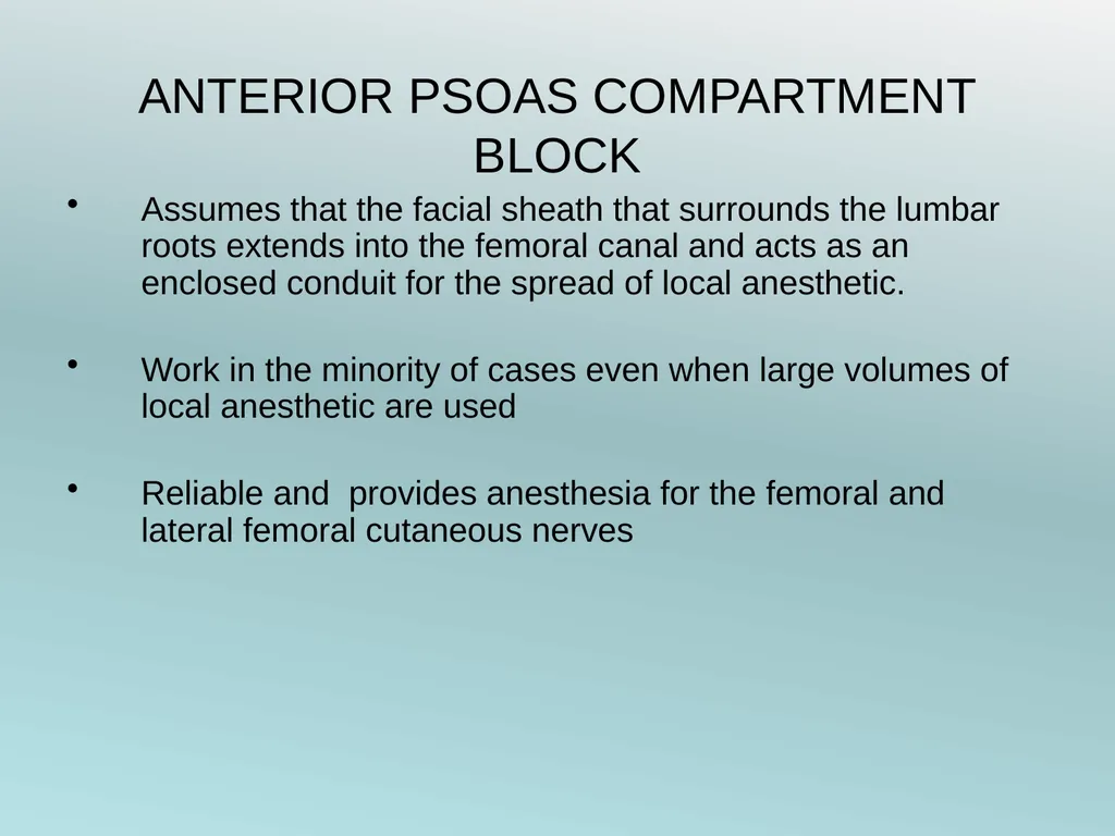 Surgery Under Regional Anesthesia Jean Daniel - slide 40 of 76