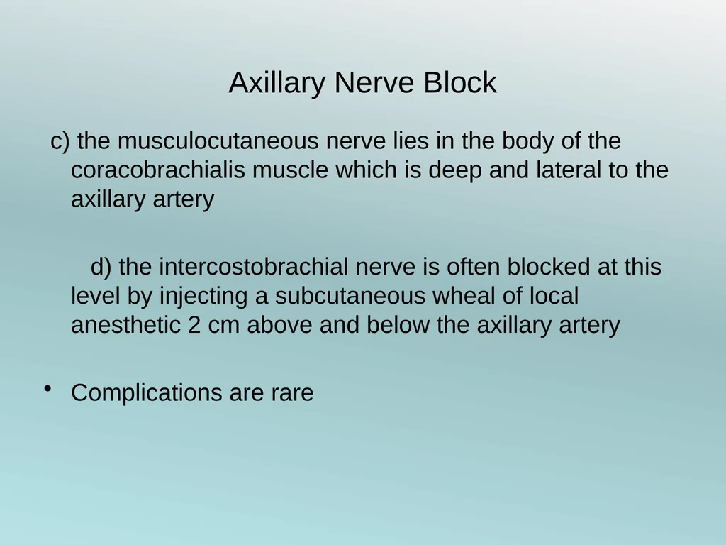 Surgery Under Regional Anesthesia Jean Daniel - slide 27 of 76