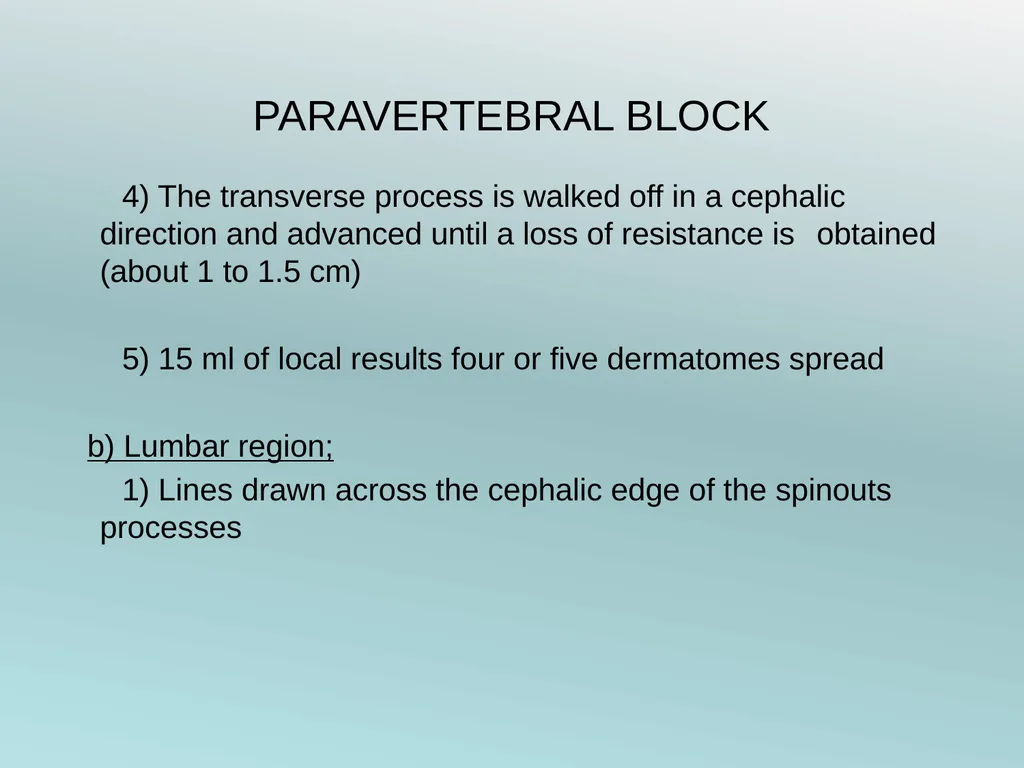 Surgery Under Regional Anesthesia Jean Daniel - slide 69 of 76