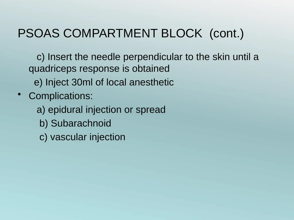 Surgery Under Regional Anesthesia Jean Daniel - slide 34 of 76