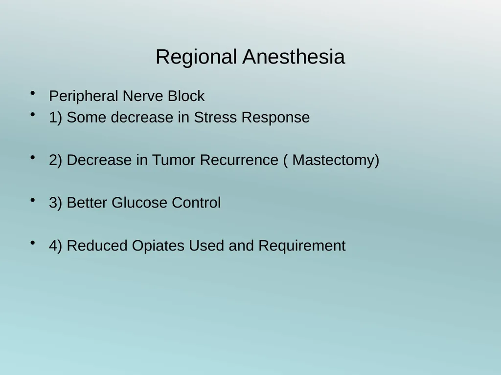 Surgery Under Regional Anesthesia Jean Daniel - slide 2 of 76