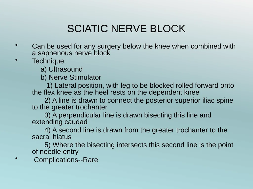 Surgery Under Regional Anesthesia Jean Daniel - slide 46 of 76