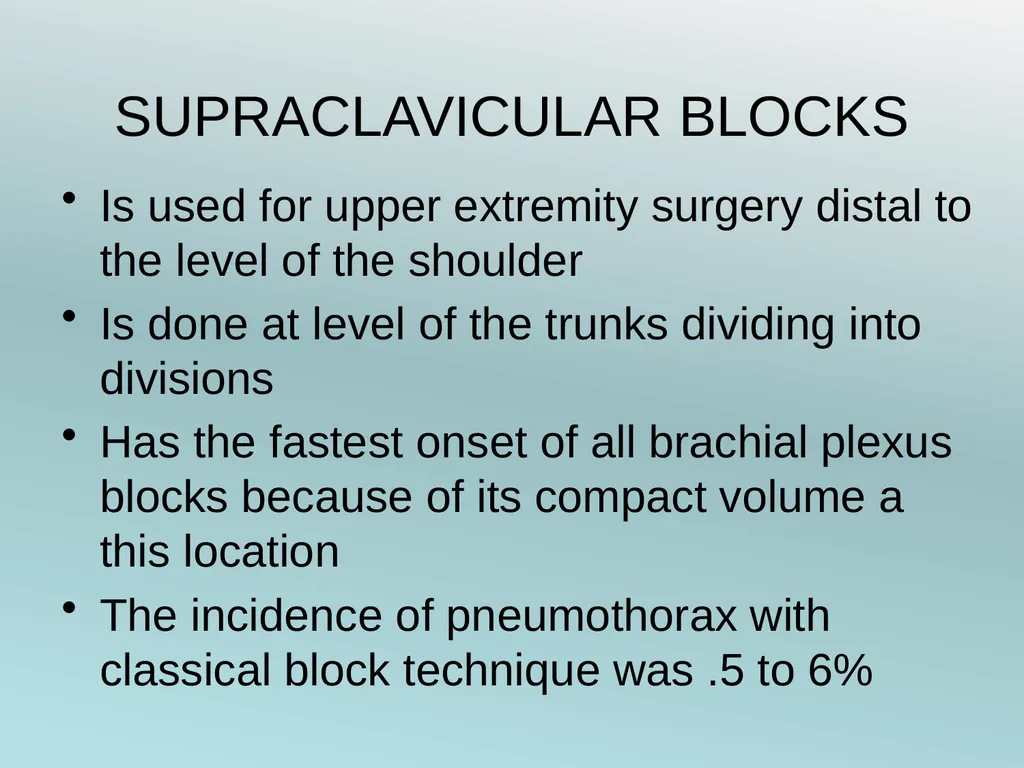 Surgery Under Regional Anesthesia Jean Daniel - slide 13 of 76