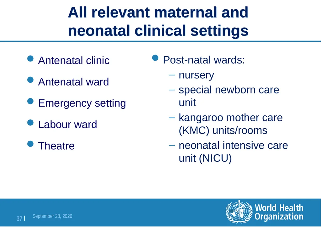 Module 1 Introduction to maternal and neonatal - slide 37 of 38