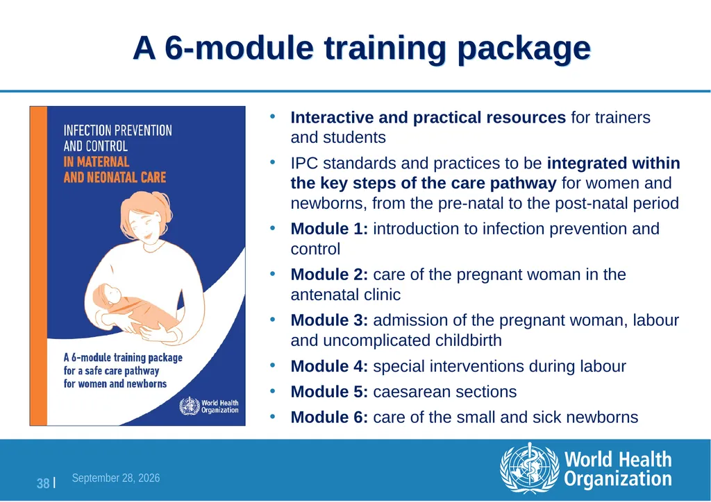 Module 1 Introduction to maternal and neonatal - slide 38 of 38