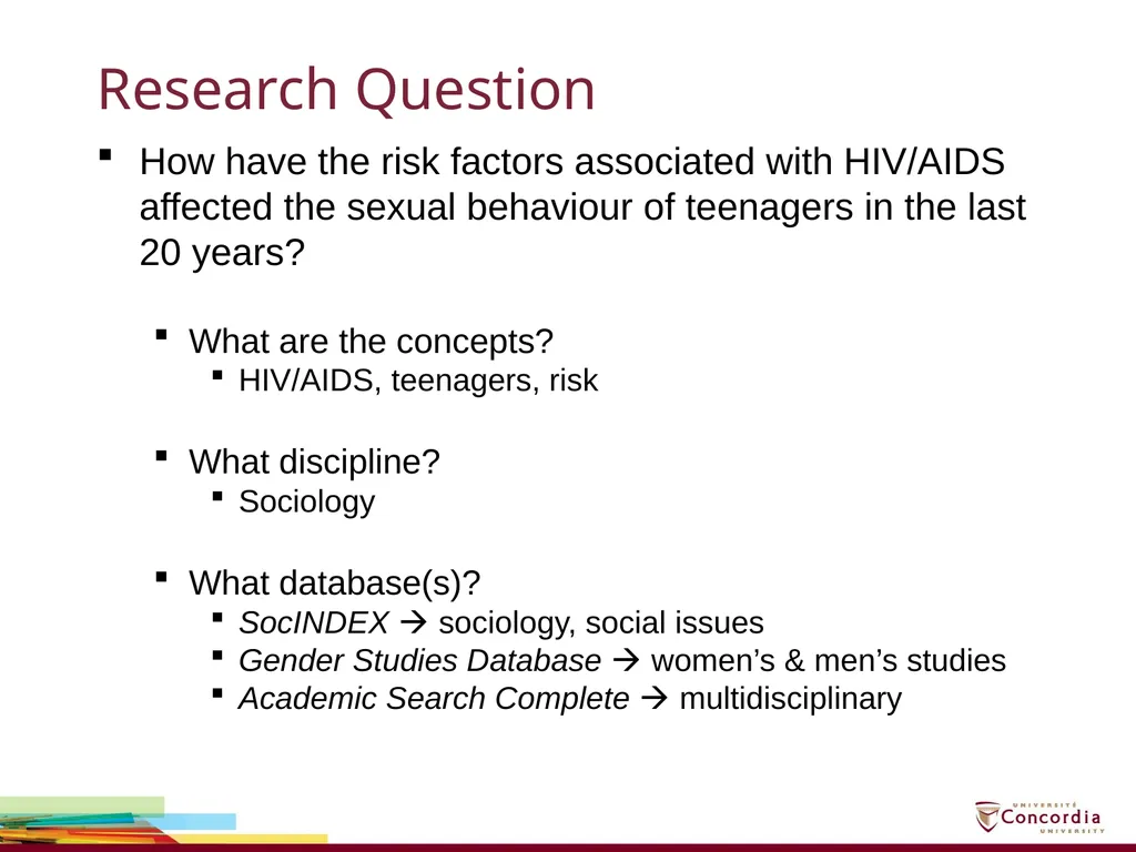 Library Orientation for HIV/AIDS: Cultural, - slide 8 of 23