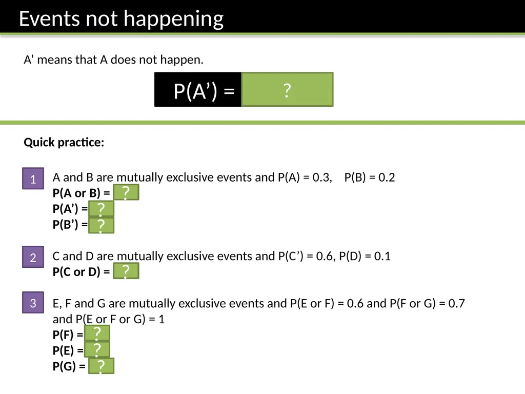 Year 8: Probability Dr J Frost - slide 13 of 39