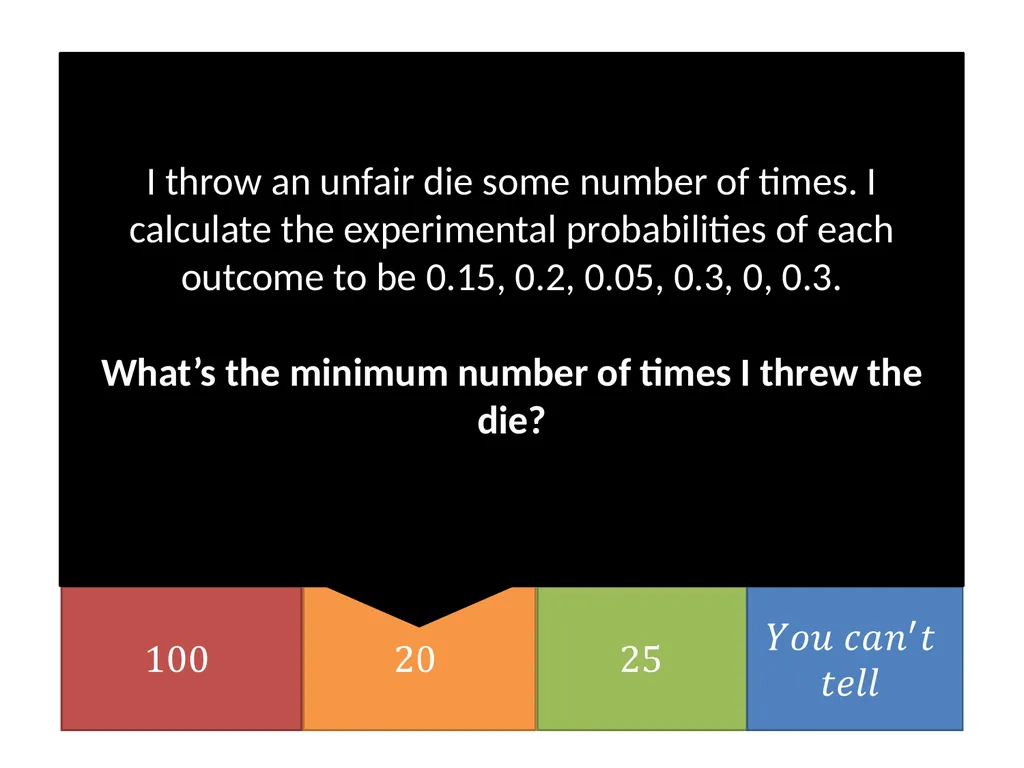 Year 8: Probability Dr J Frost - slide 39 of 39