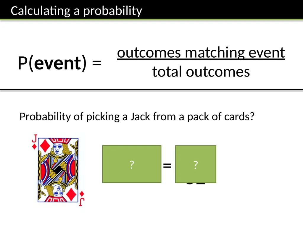 Year 8: Probability Dr J Frost - slide 4 of 39