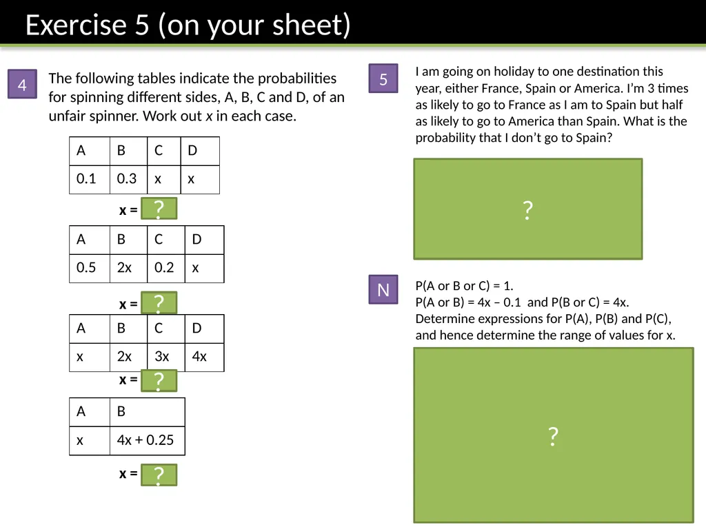 Year 8: Probability Dr J Frost - slide 16 of 39