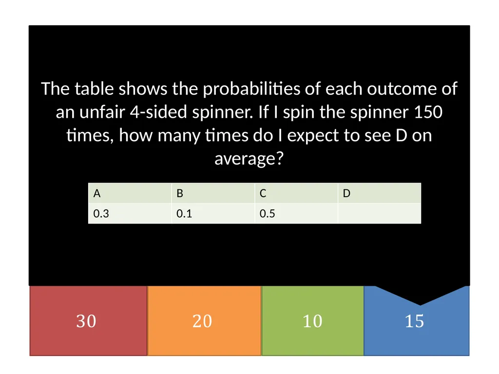 Year 8: Probability Dr J Frost - slide 30 of 39