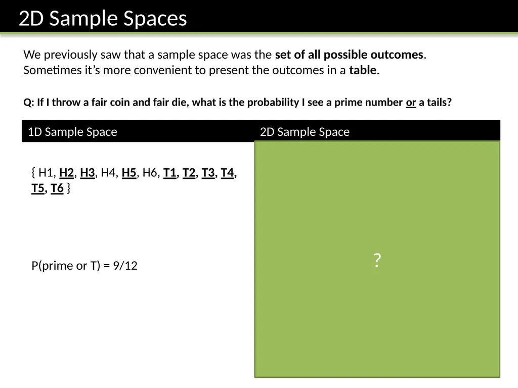 Year 8: Probability Dr J Frost - slide 9 of 39
