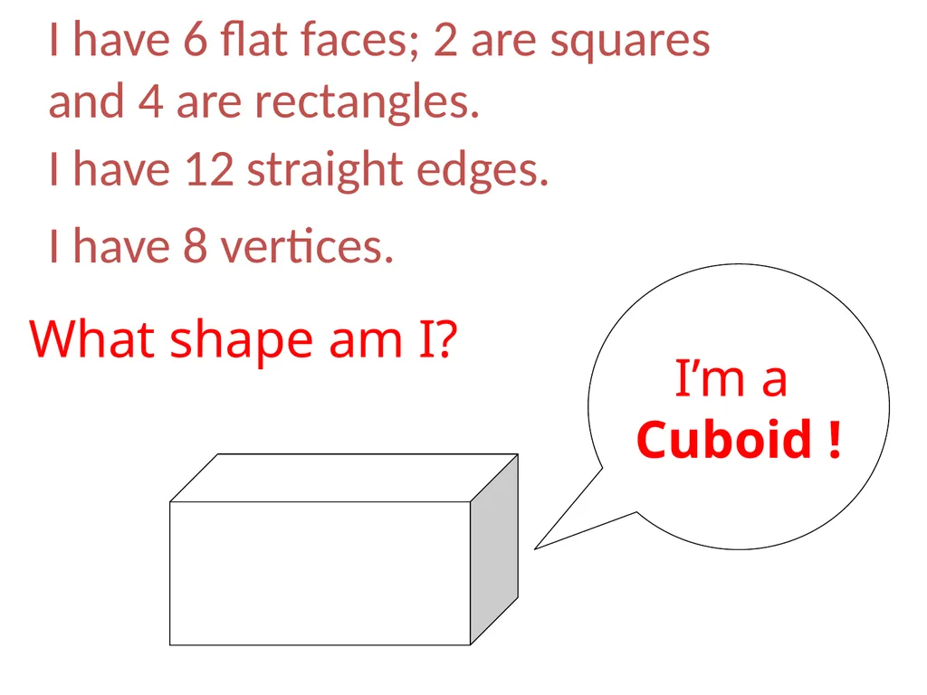 IDENTIFYING 3D-SHAPE PROPERTIES What properties - slide 13 of 17