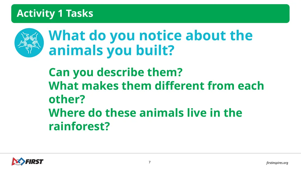 SESSION 2 Creature Creators I can work with my - slide 7 of 14