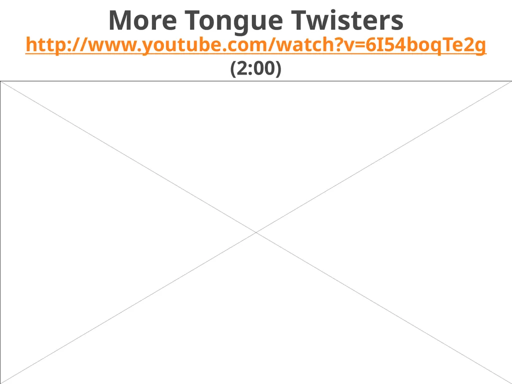 American Slang & Tongue Twisters Definition: Slang - slide 12 of 13