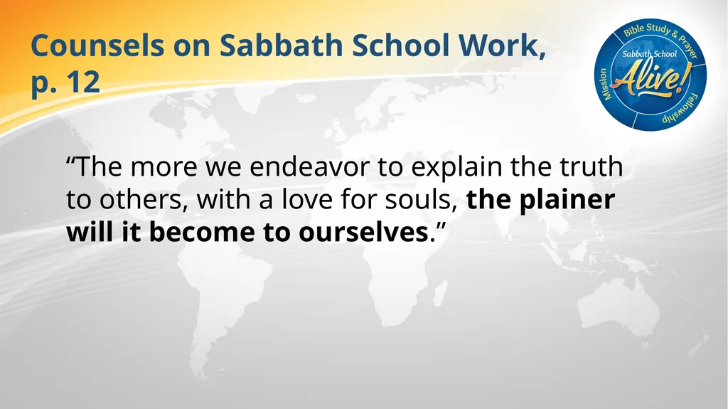 The Soul-Winning Sabbath School Teacher Bible - slide 100 of 106