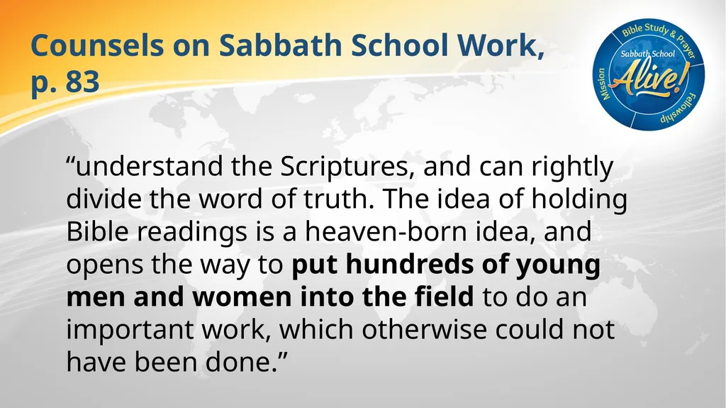 The Soul-Winning Sabbath School Teacher Bible - slide 103 of 106