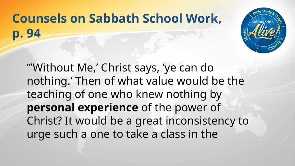 The Soul-Winning Sabbath School Teacher Bible - slide 16 of 106