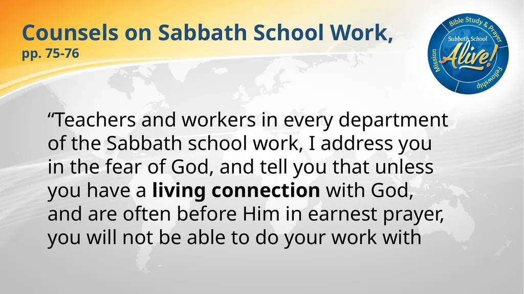 The Soul-Winning Sabbath School Teacher Bible - slide 26 of 106