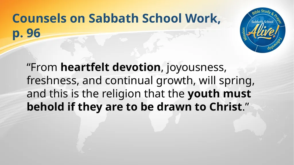 The Soul-Winning Sabbath School Teacher Bible - slide 28 of 106