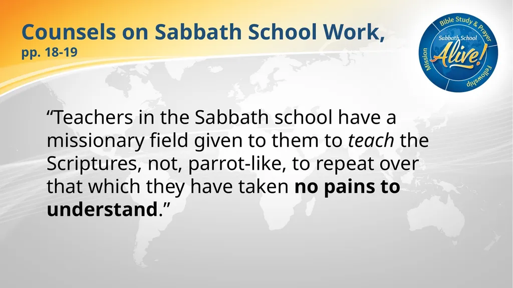 The Soul-Winning Sabbath School Teacher Bible - slide 45 of 106