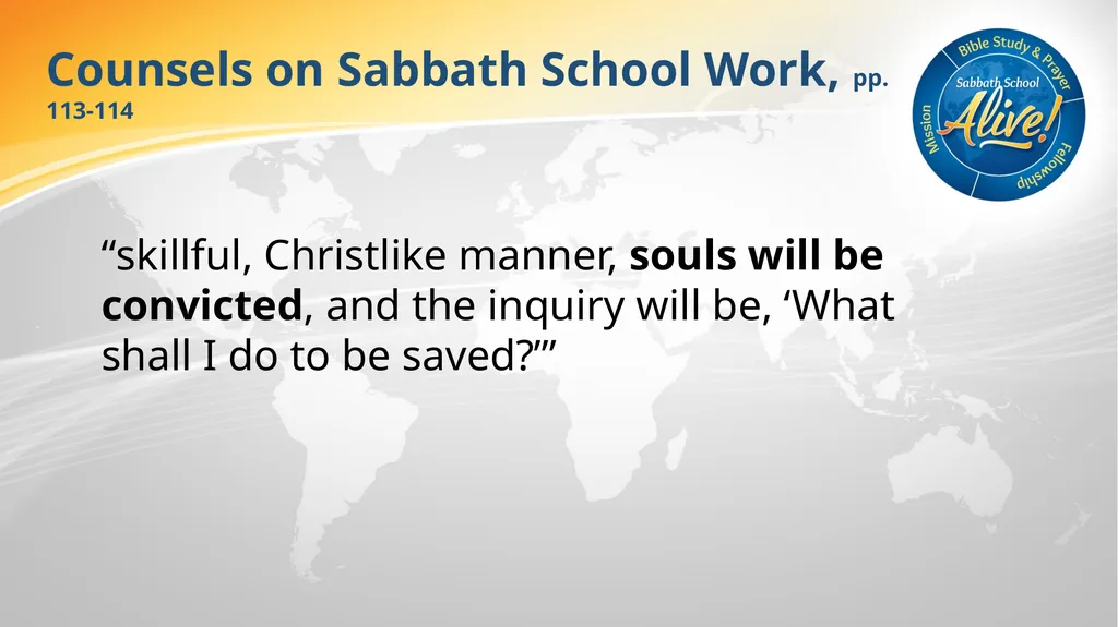 The Soul-Winning Sabbath School Teacher Bible - slide 67 of 106