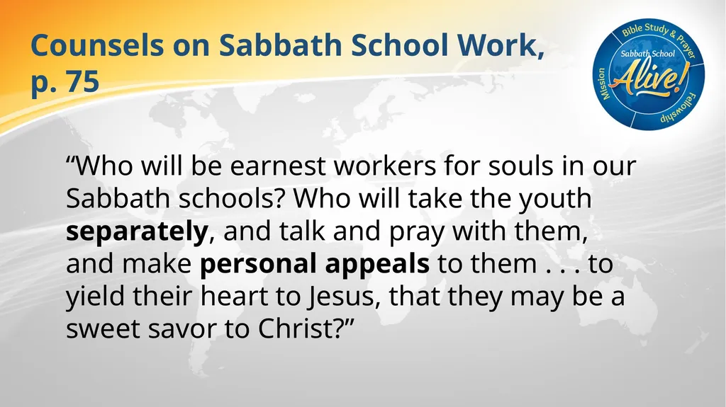 The Soul-Winning Sabbath School Teacher Bible - slide 79 of 106
